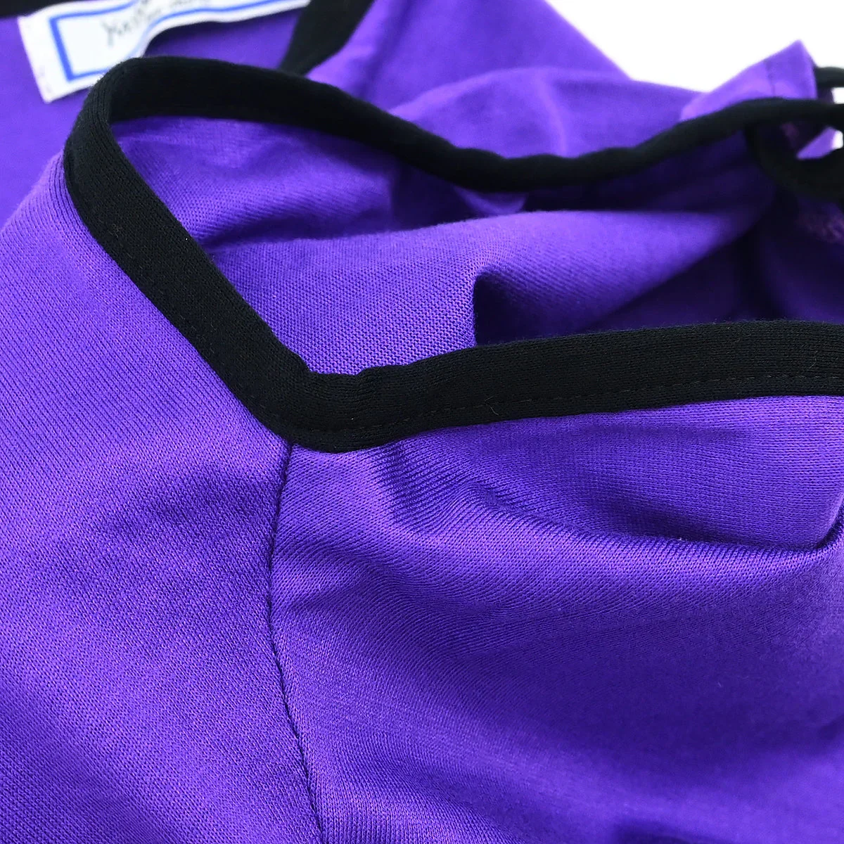 Yves Saint Laurent Short Sleeve Top Purple #M - Image 7