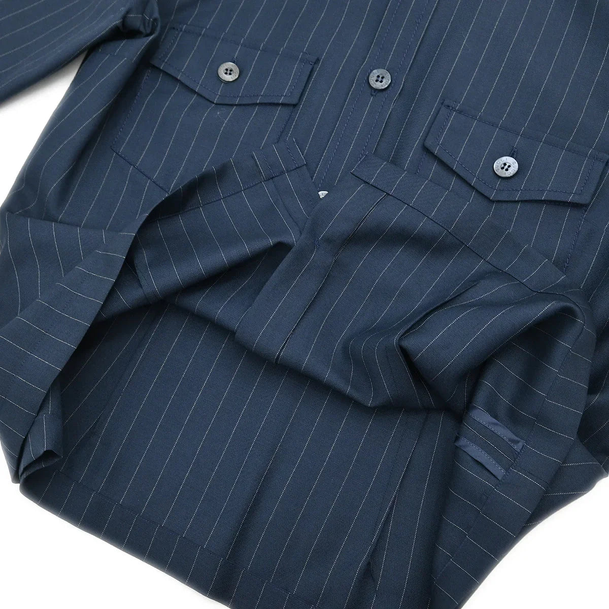 Gucci Setup Blouse Shirt Short Pants Navy #42 #38 - Image 4