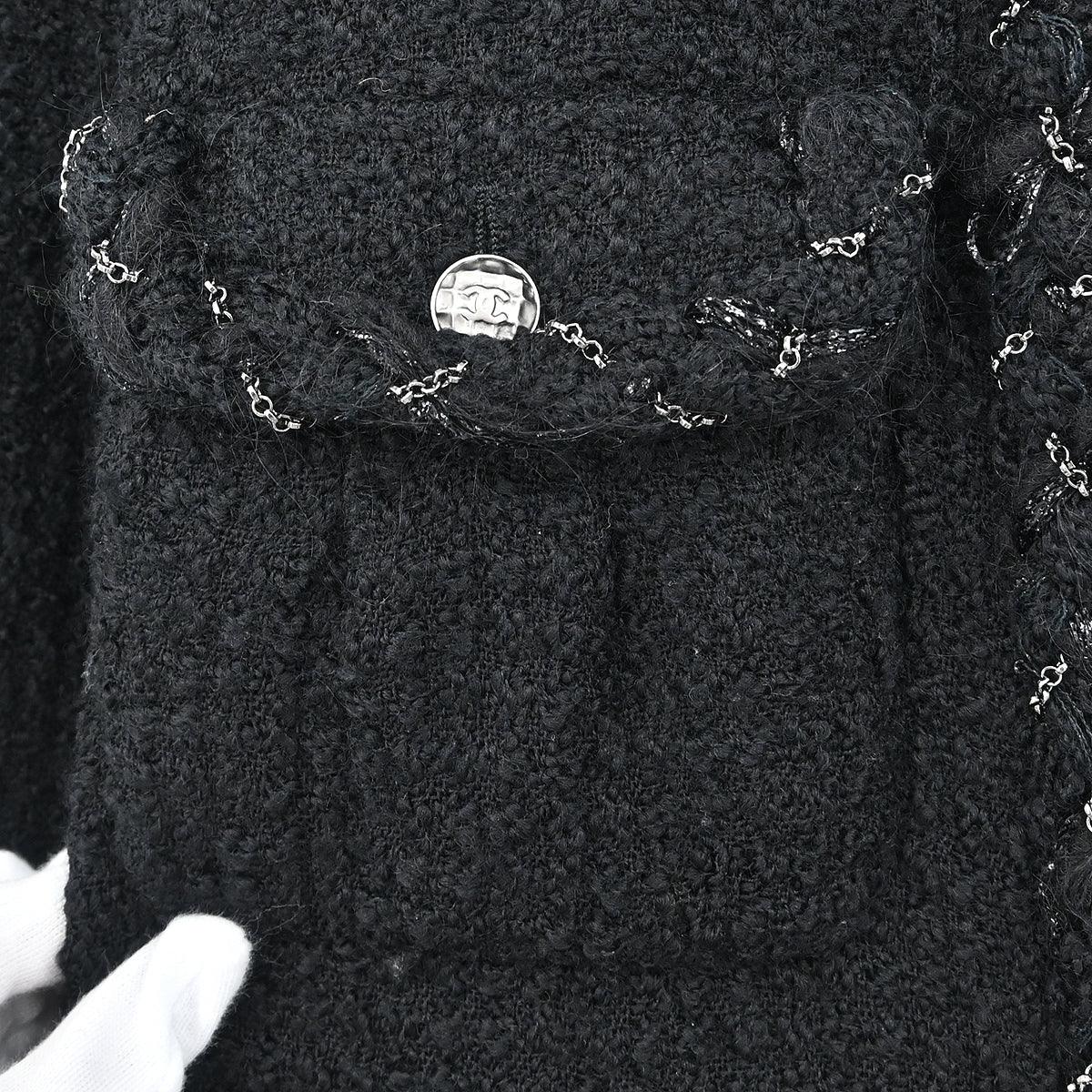 Chanel 2007 Single Breasted Jacket Black #46 - Image 3