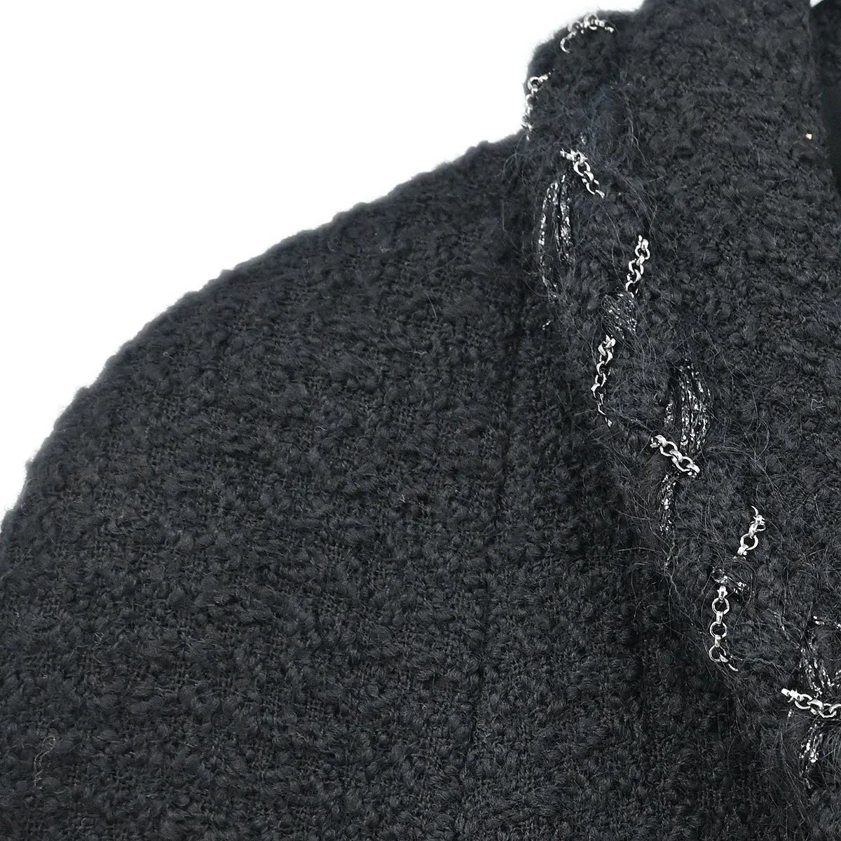 Chanel 2007 Single Breasted Jacket Black #46 - Image 4