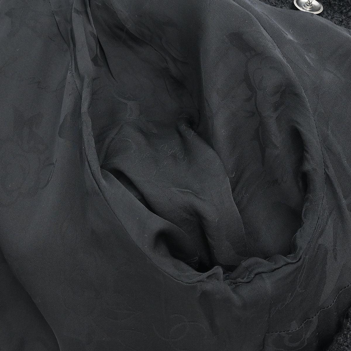 Chanel 2007 Single Breasted Jacket Black #46 - Image 7