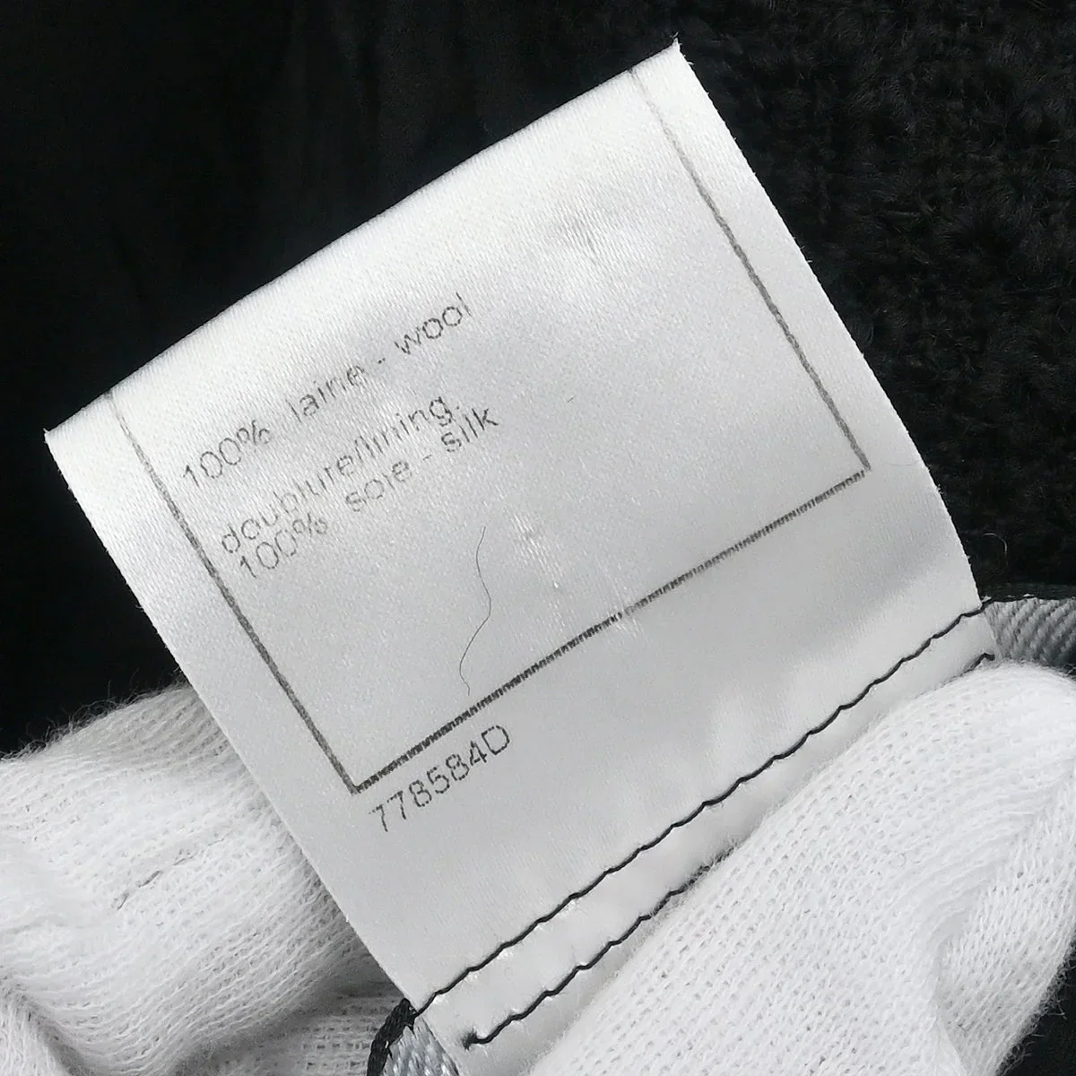 Chanel 2007 Single Breasted Jacket Black #46 - Image 9