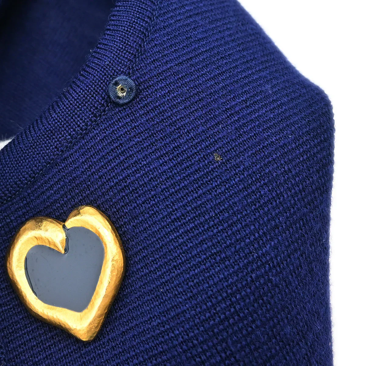 Yves Saint Laurent Setup Suit Jacket Skirt Navy #M #36-38 - Image 11