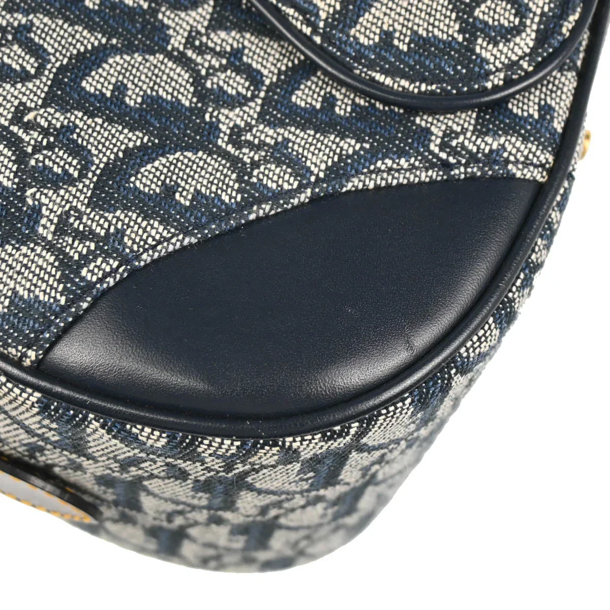Christian Dior 2002 Navy Double Saddle Trotter Handbag - Image 5
