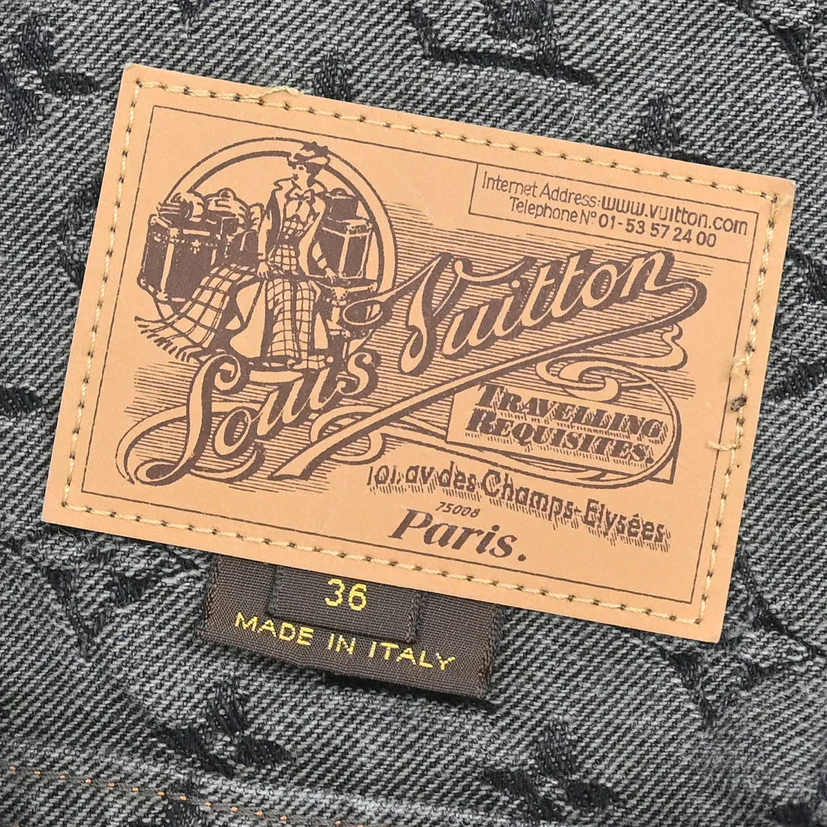 Louis Vuitton 2007 Denim Jacket Gray #36 - Image 9