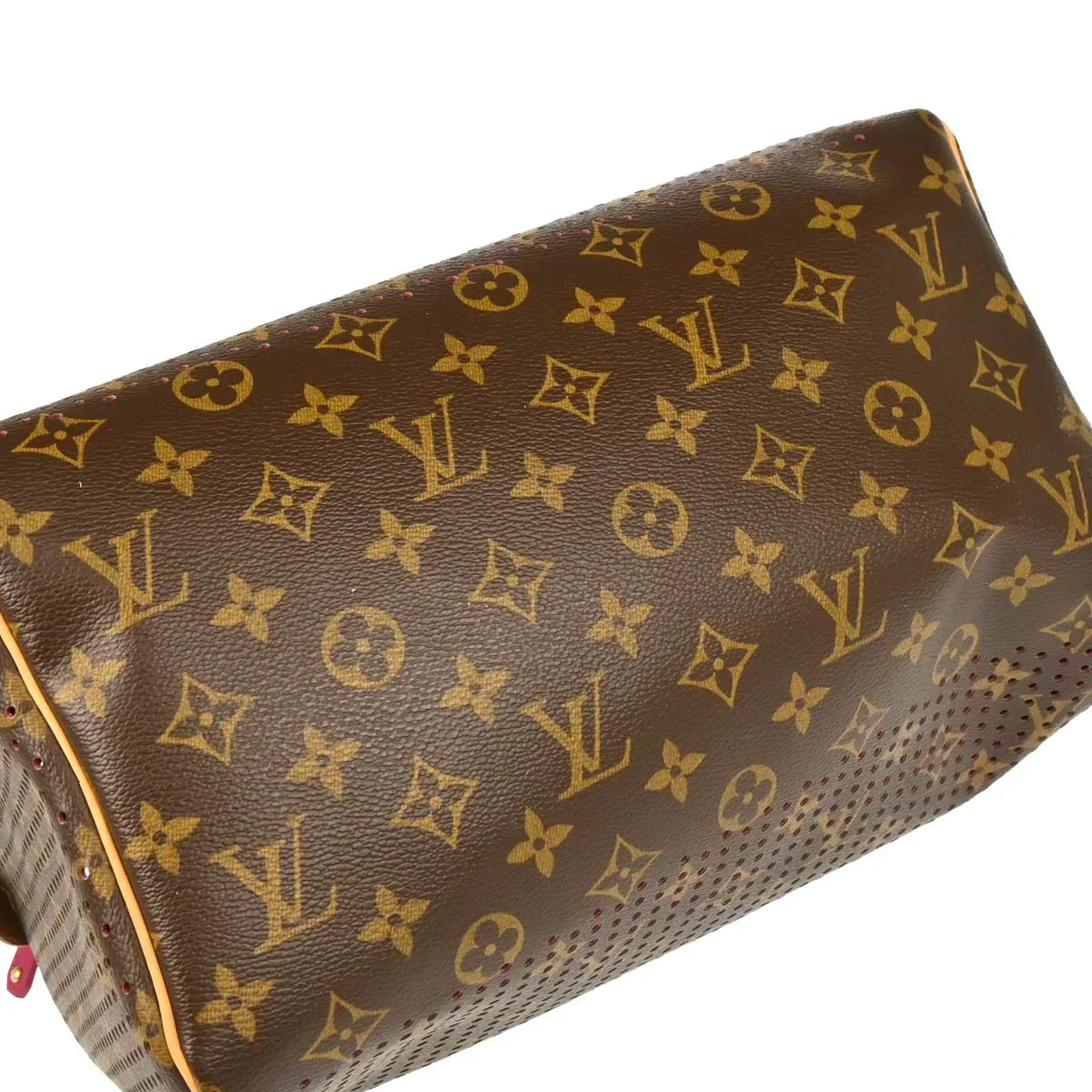 Louis Vuitton 2006 Pink Monogram Perfo Speedy 30 Handbag M95180 - Image 5