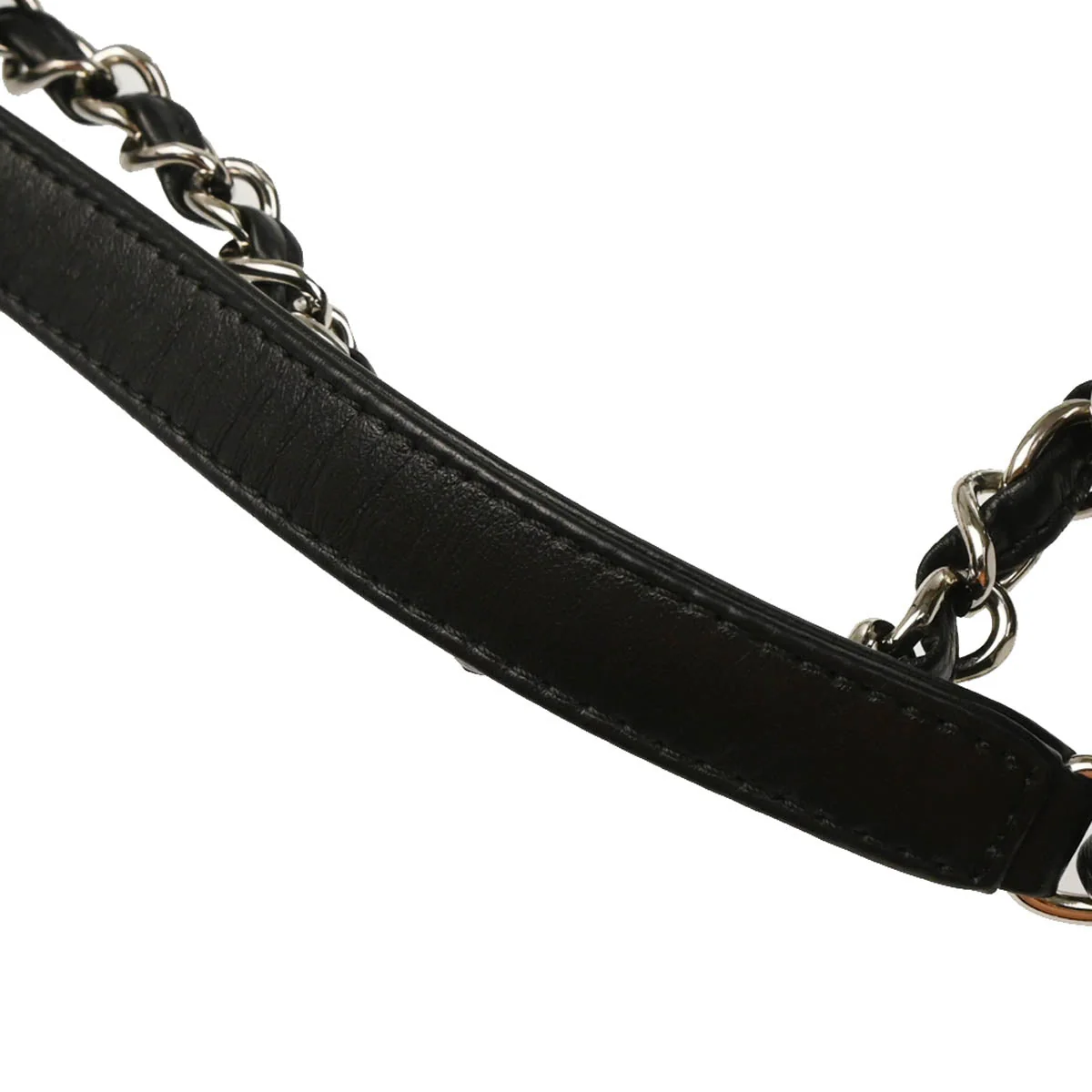 Chanel 2019 Black Calfskin Chain Around Shoulder Bag - Image 7