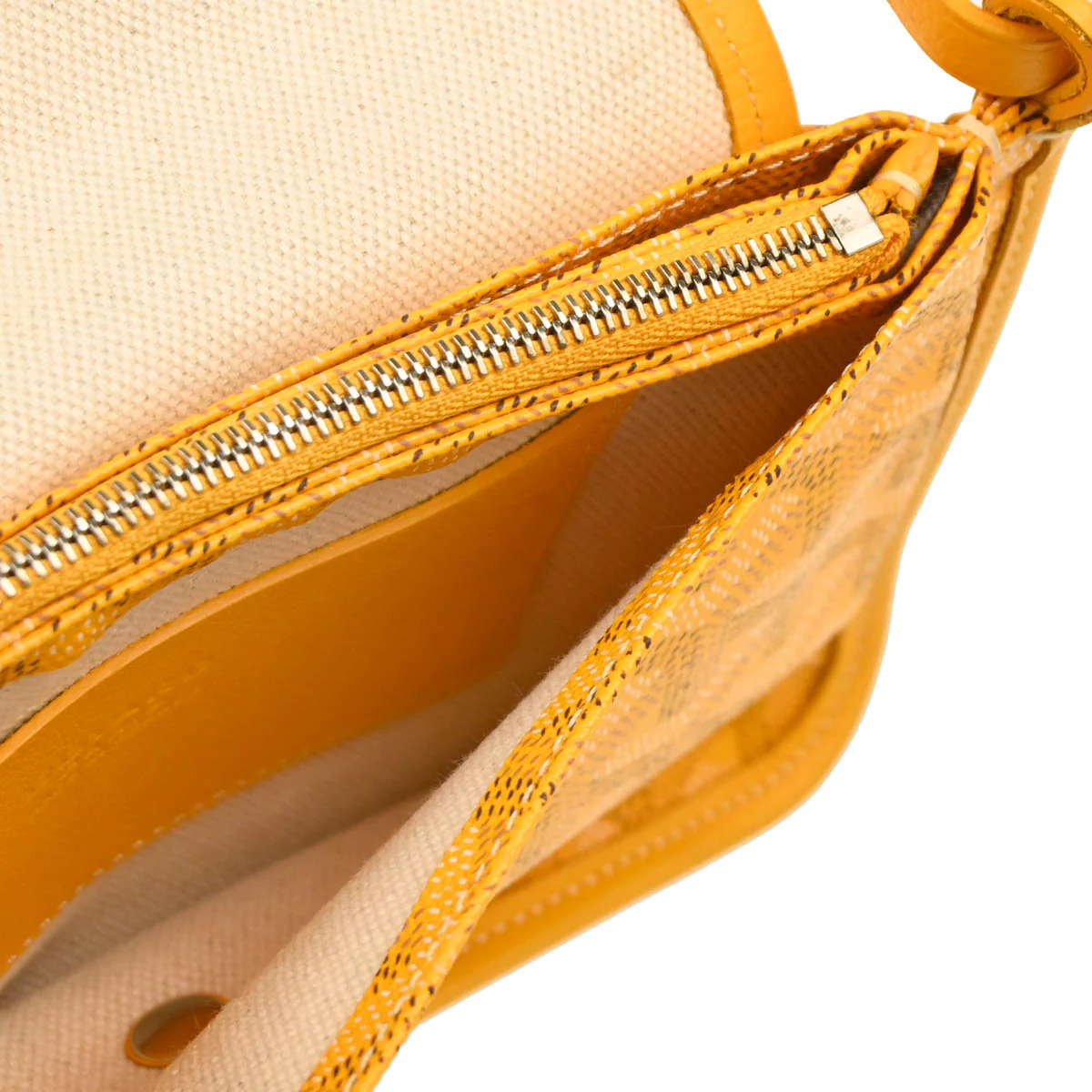 Goyard 2019 Yellow Plumet Shoulder Bag Pochette Wallet - Image 4