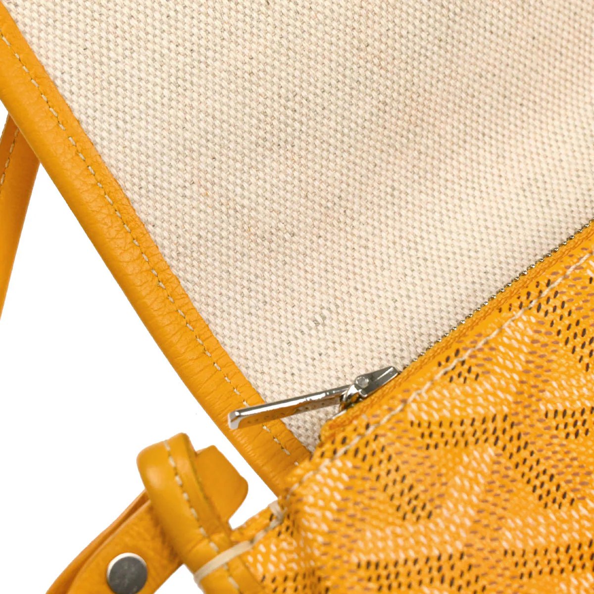 Goyard 2019 Yellow Plumet Shoulder Bag Pochette Wallet - Image 8