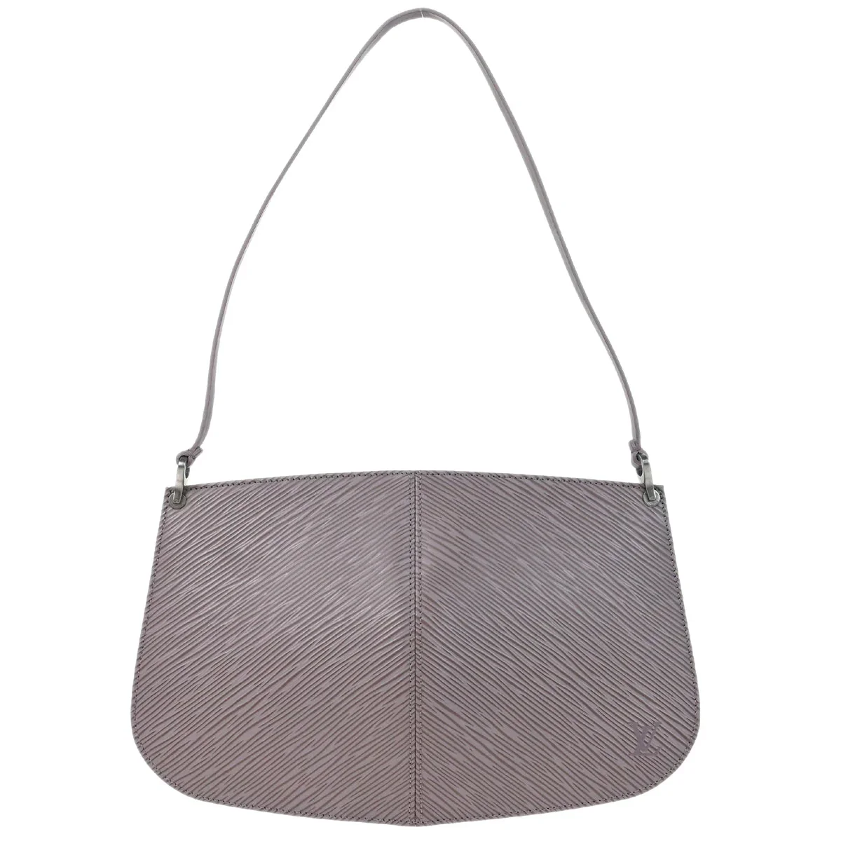 Louis Vuitton 2000 Purple Epi Pochette Demi-lune Handbag M5262B