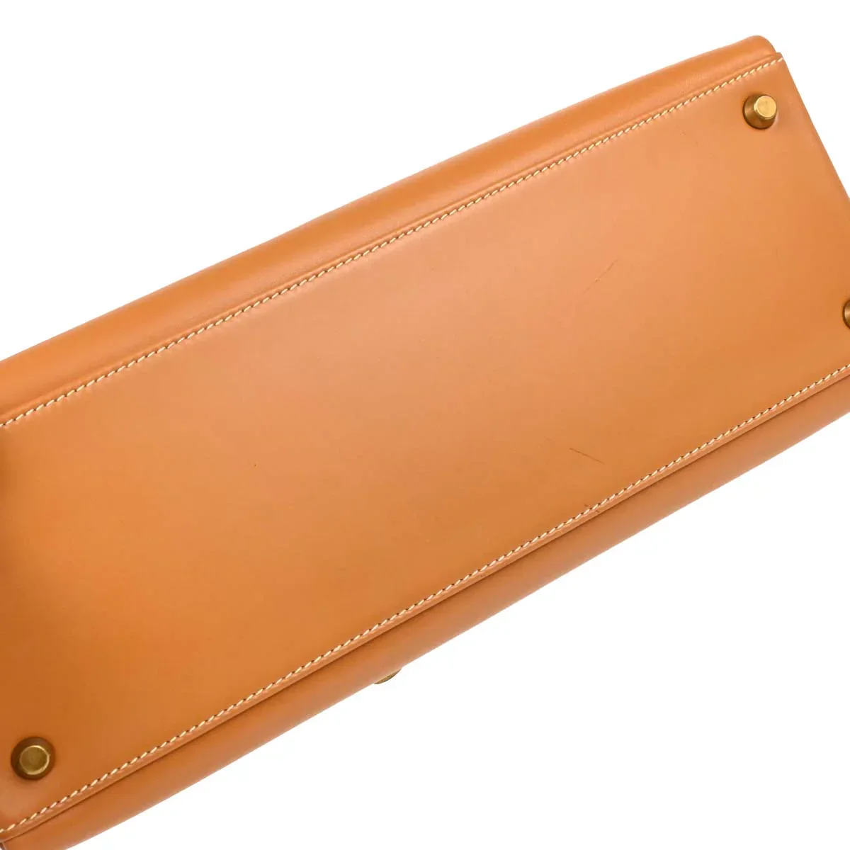 Hermes Gold Box Calf Kelly 32 Retourne 2way Shoulder Handbag - Image 5