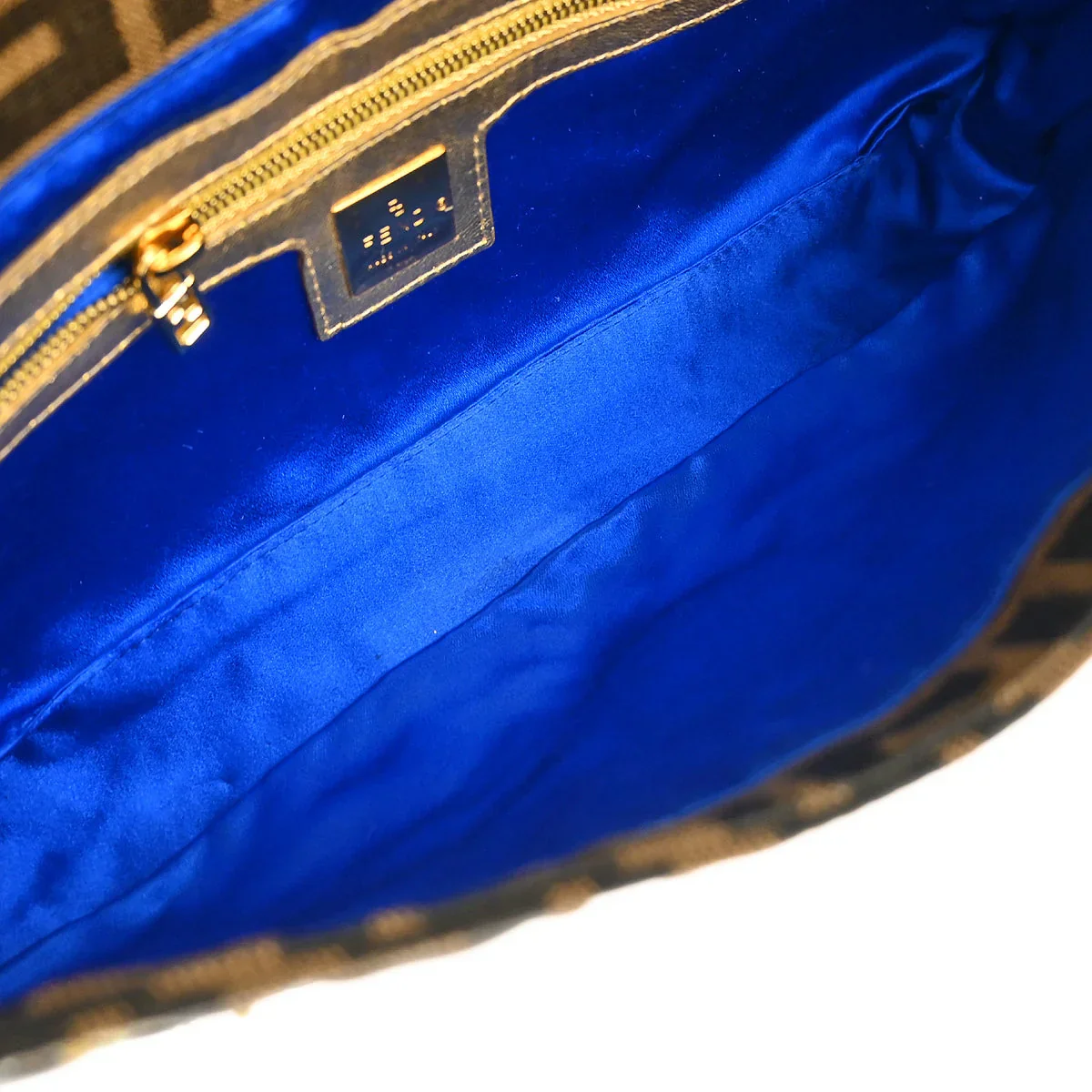 Fendi 2000 Brown Zucca Baguette Handbag - Image 8