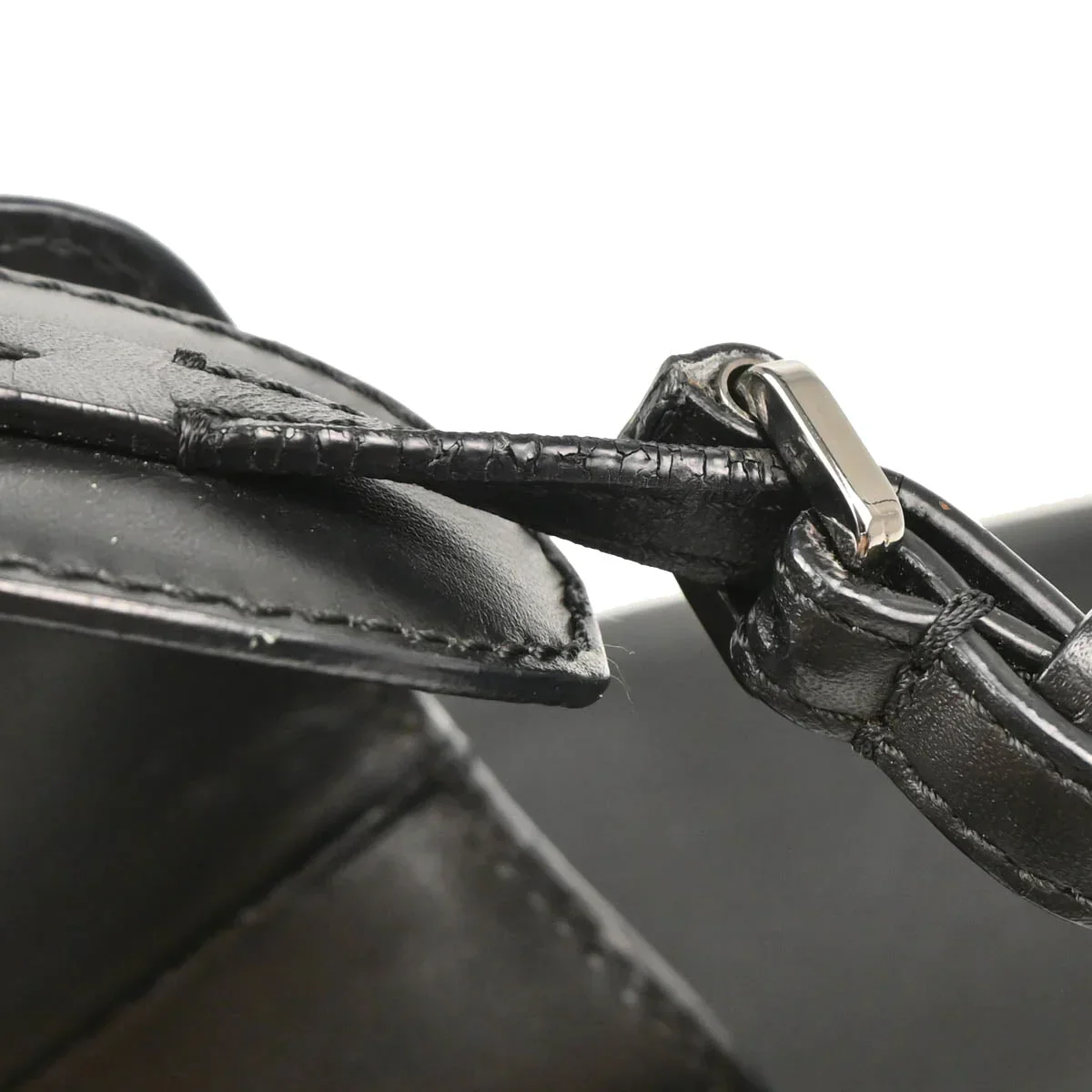 Christian Dior 2002 Black Leather Handbag - Image 8