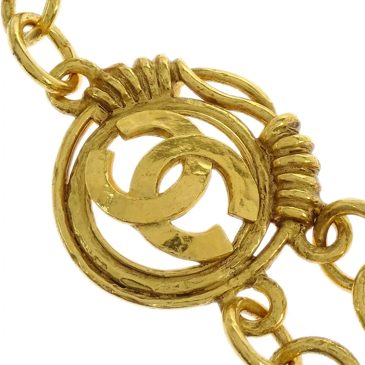 Chanel Chain Belt Medallion Gold 94P Small Good - Image 3