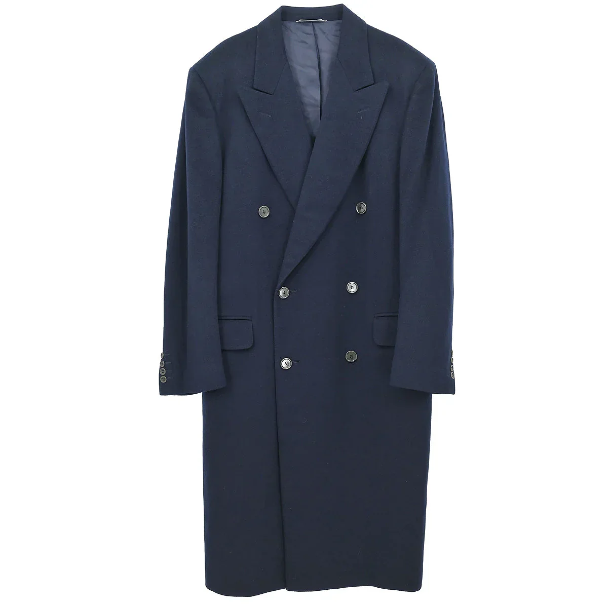 Celine Double Breasted Coat Navy #50