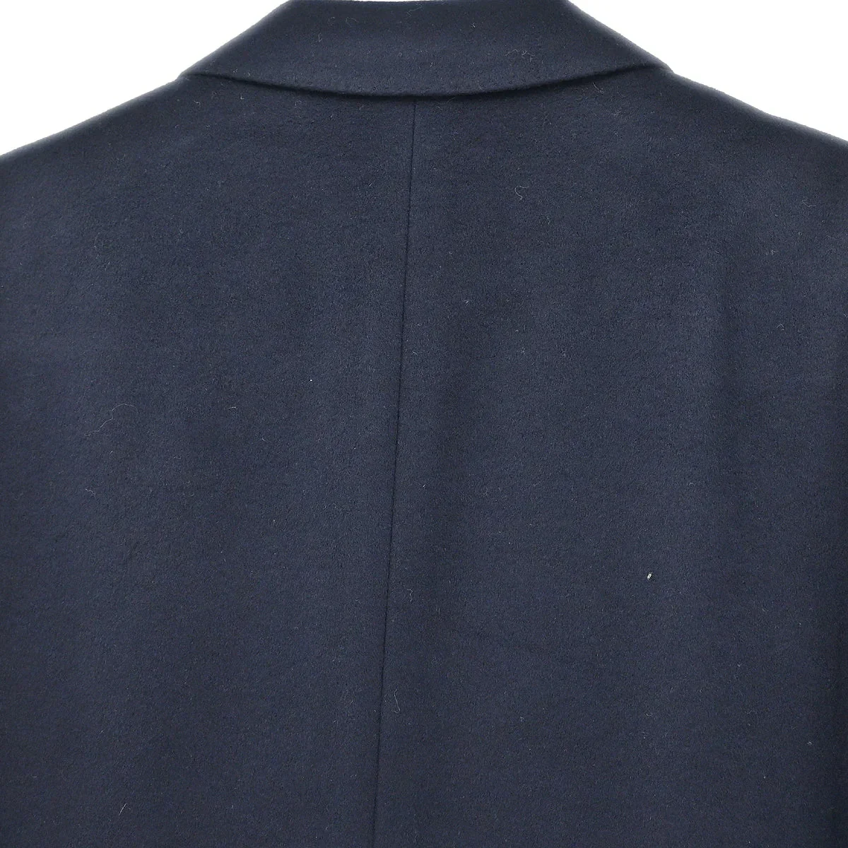 Celine Double Breasted Coat Navy #50 - Image 3