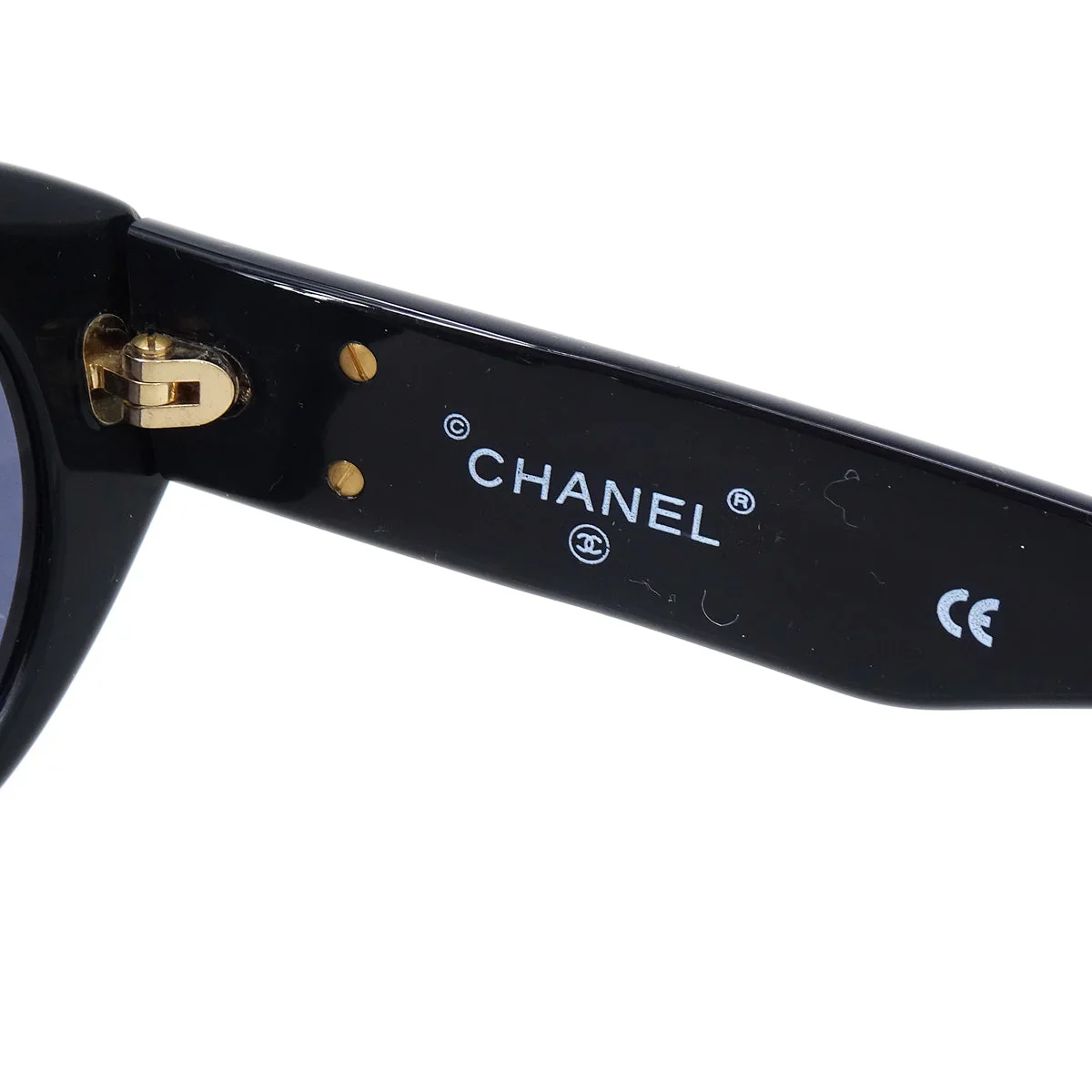 Chanel Sunglasses Eyewear Black Small Good - Image 4