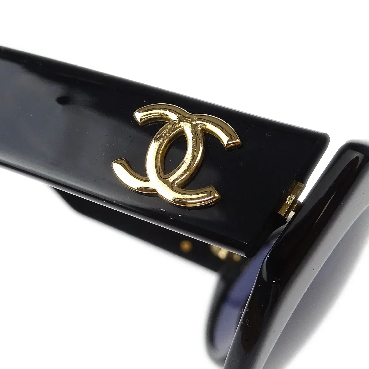 Chanel Sunglasses Eyewear Black Small Good - Image 7