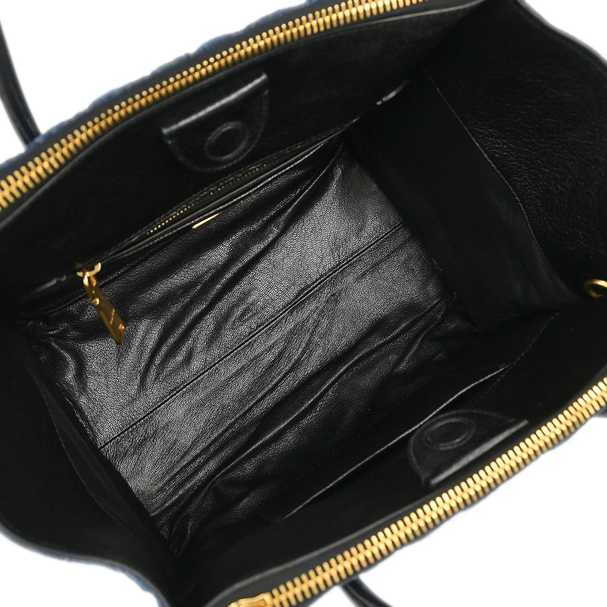 Miu Miu Blue Denim Biker 2way Shoulder Handbag - Image 7