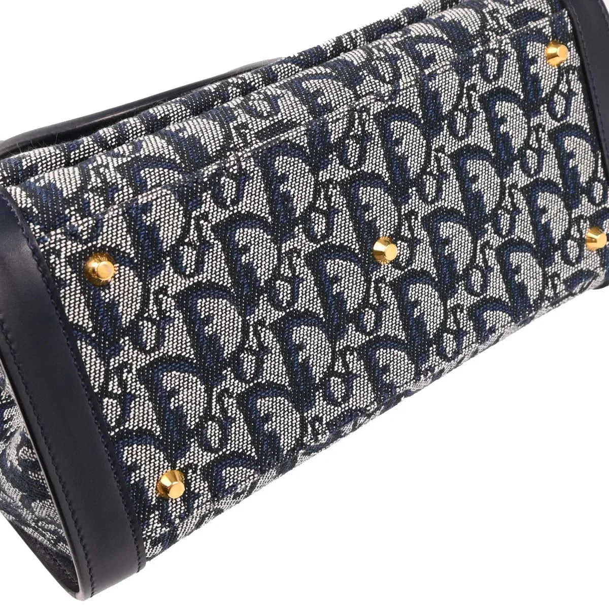 Christian Dior 2002 Navy Trotter Handbag - Image 4
