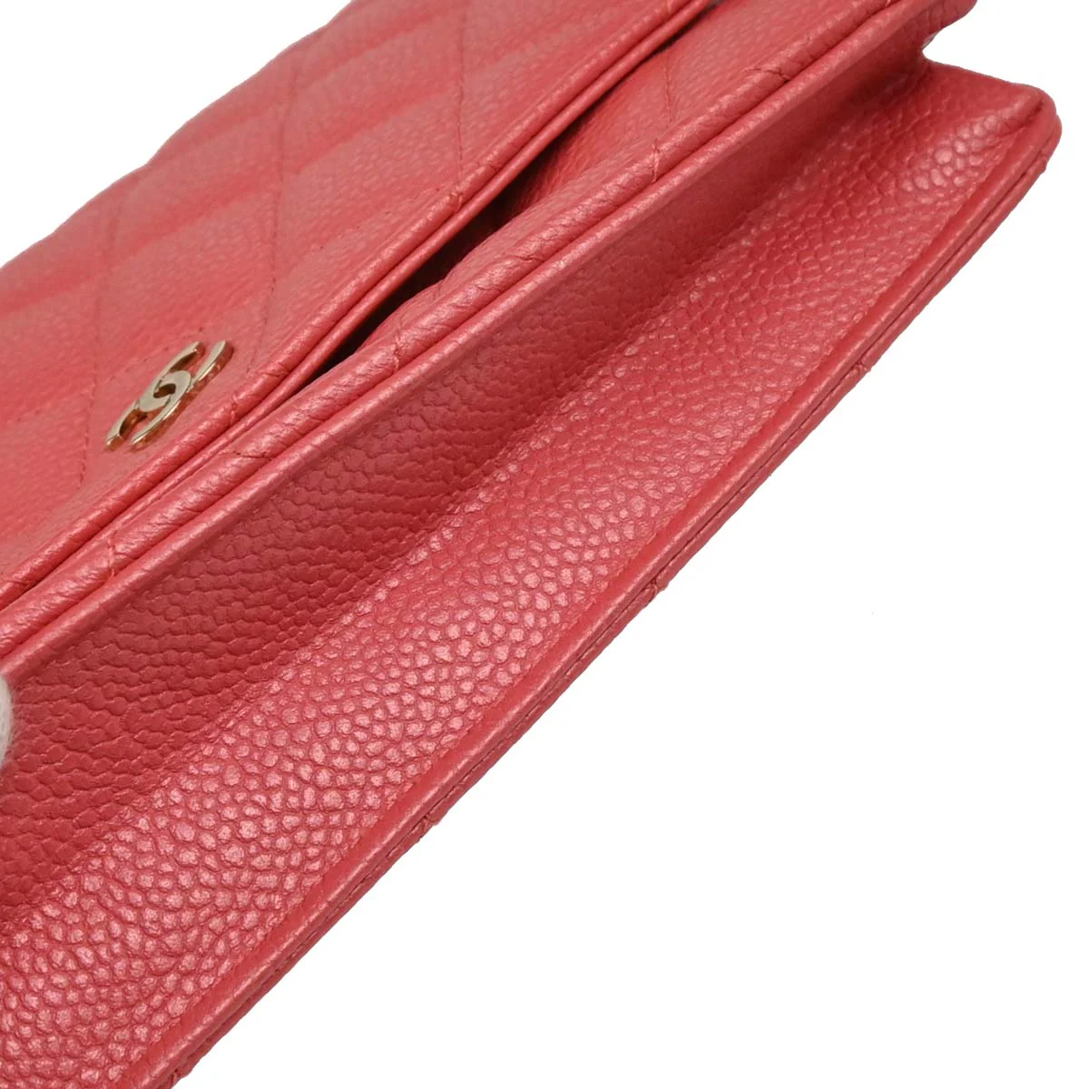 Chanel 2018 Pink Caviar Classic WOC Wallet On Chain - Image 5