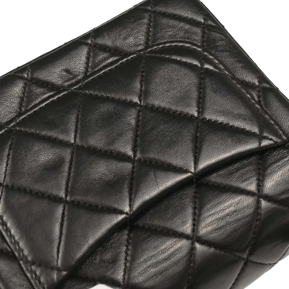 Chanel Black Lambskin Top Handle Handbag - Image 5