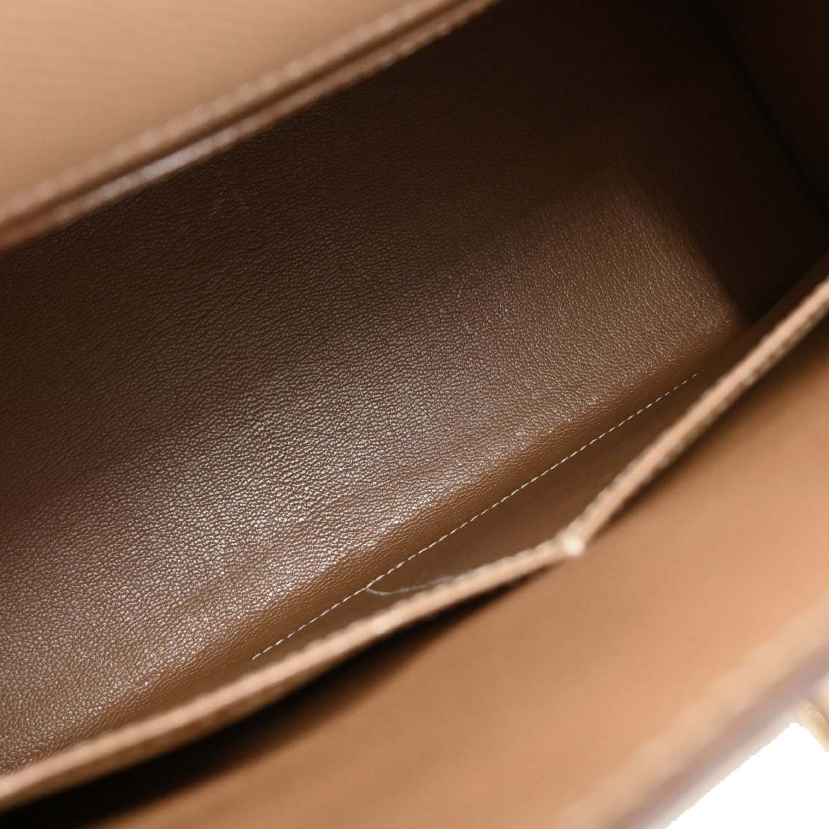 Hermes 1993 Natural Courchevel Kelly 32 Sellier 2way Shoulder Handbag - Image 9