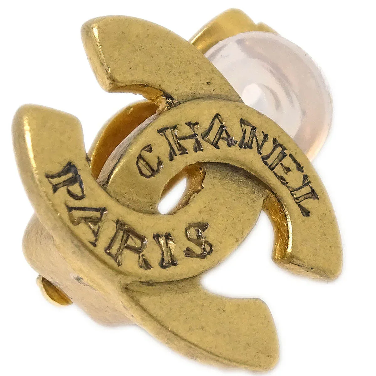 Chanel Gold CC Earrings Clip-On 99A - Image 2