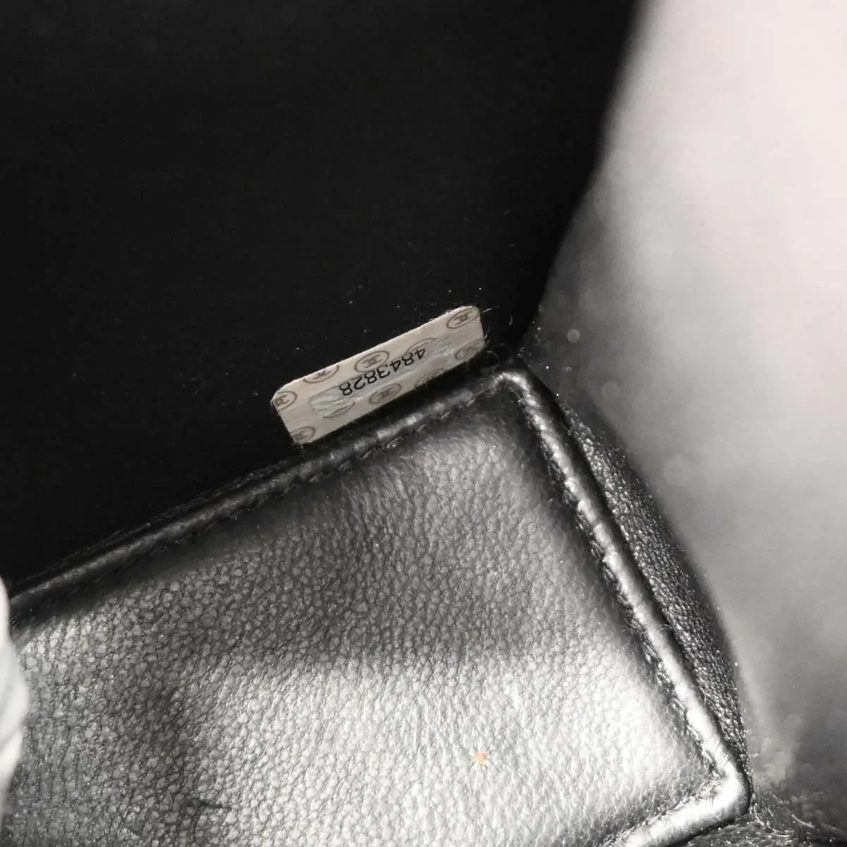 Chanel 1996-1997 Black Canvas Chain Handbag - Image 11
