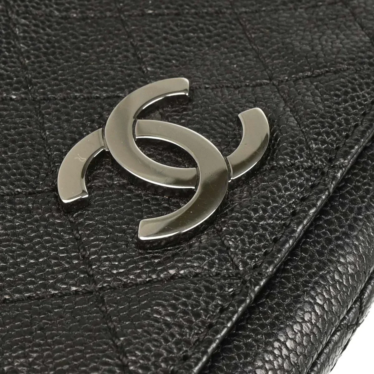 Chanel 2006-2008 Black Caviar Handbag - Image 5