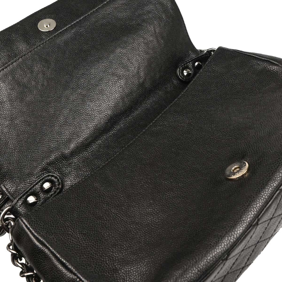 Chanel 2006-2008 Black Caviar Handbag - Image 6