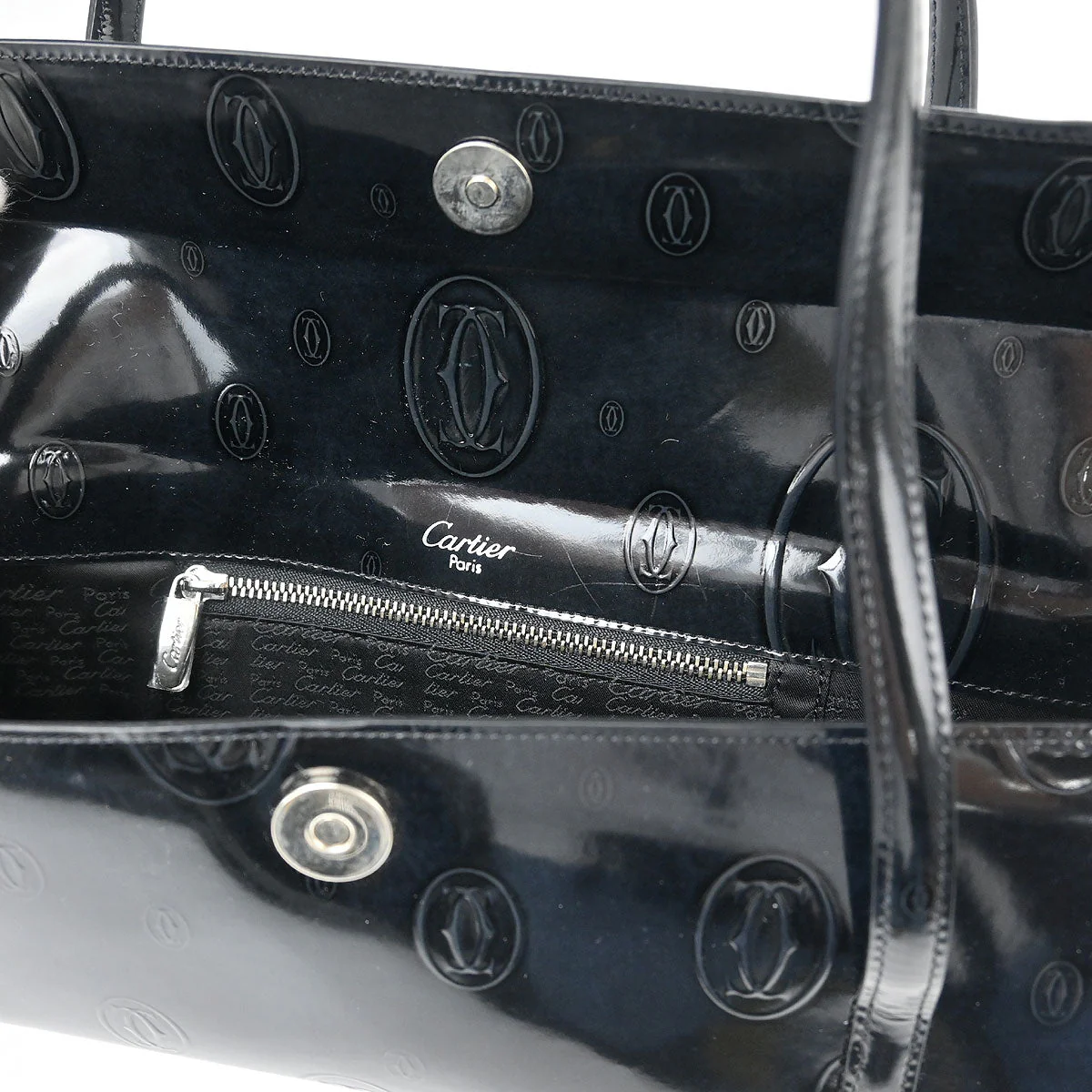 Cartier Black Happy Birthday Handbag - Image 7