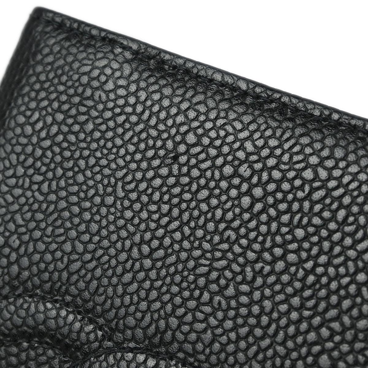Chanel 2001-2003 Black Caviar Note Book Cover Small Goods - Image 3