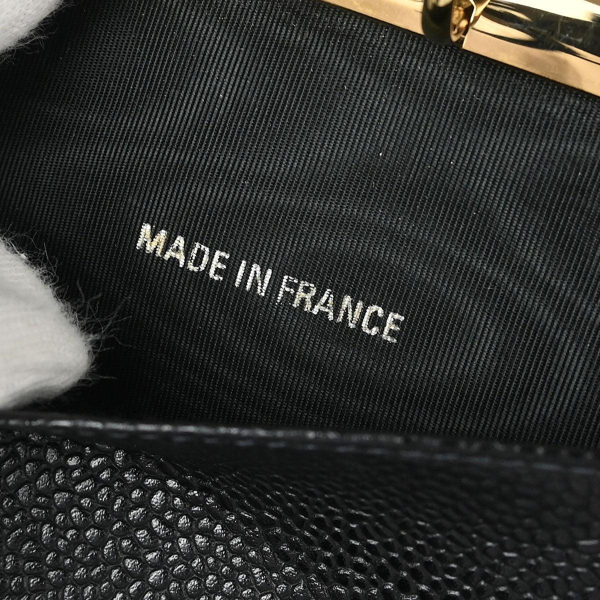 Chanel 2001-2003 Black Caviar Note Book Cover Small Goods - Image 6