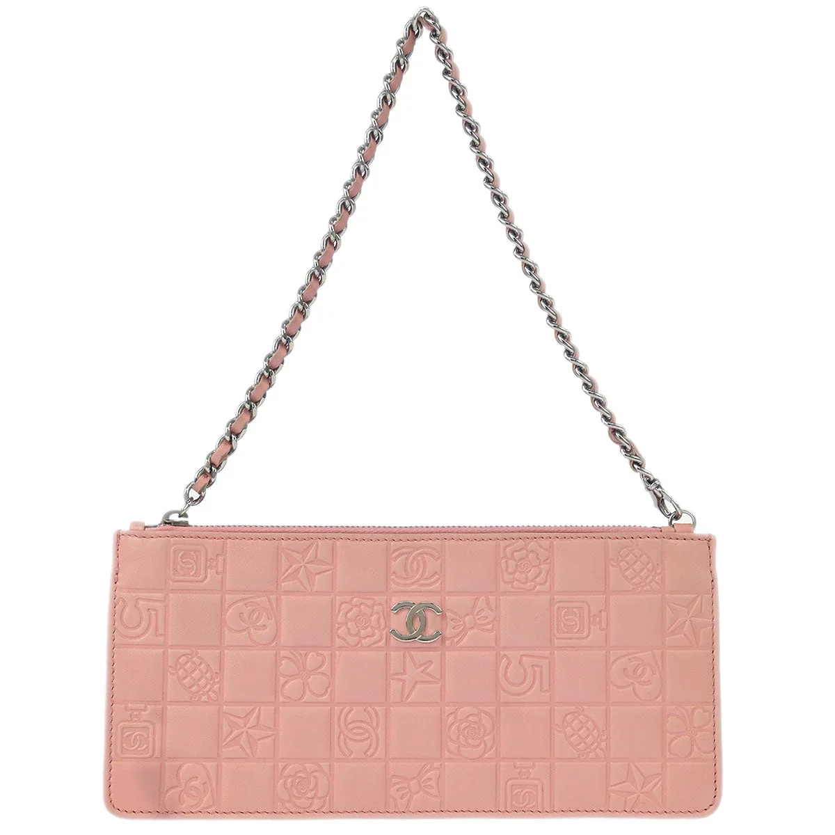 Chanel 2004-2005 Pink Lambskin Icon Handbag