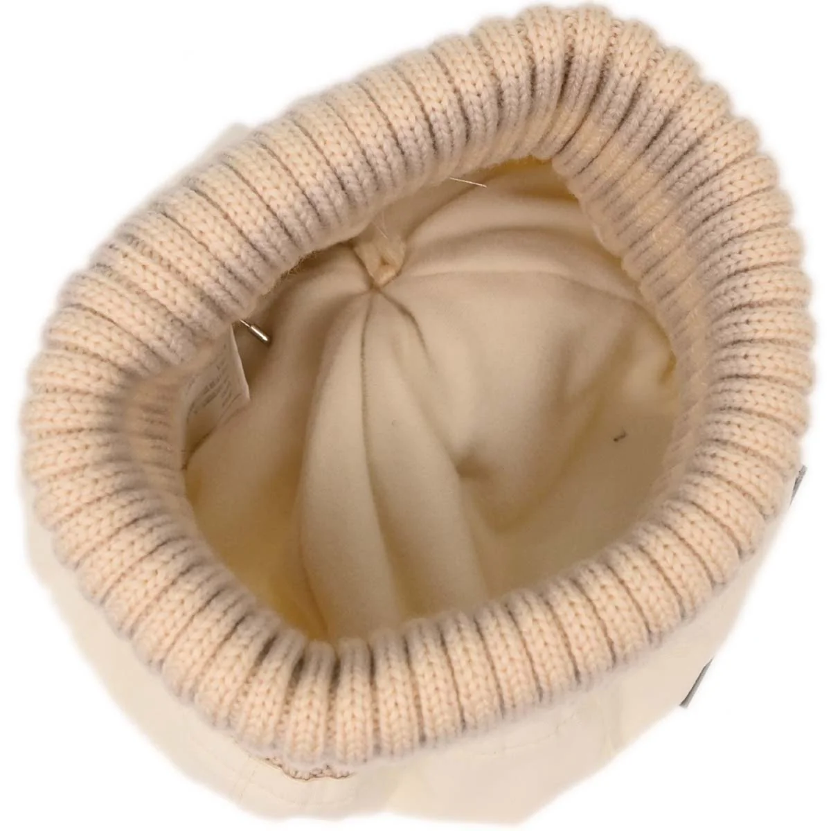 Chanel White Sport Line Knit Cap #M Small Good - Image 3