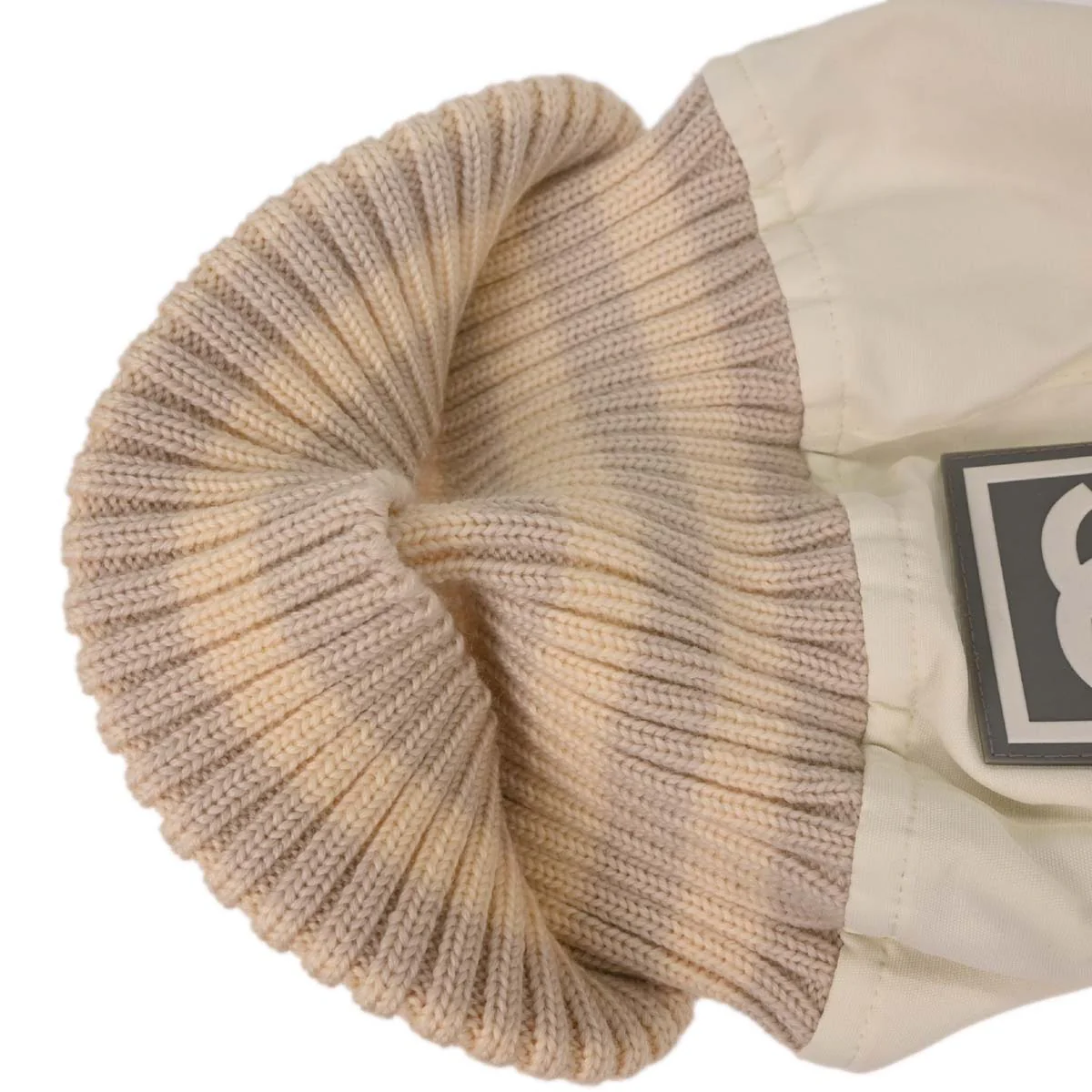 Chanel White Sport Line Knit Cap #M Small Good - Image 6