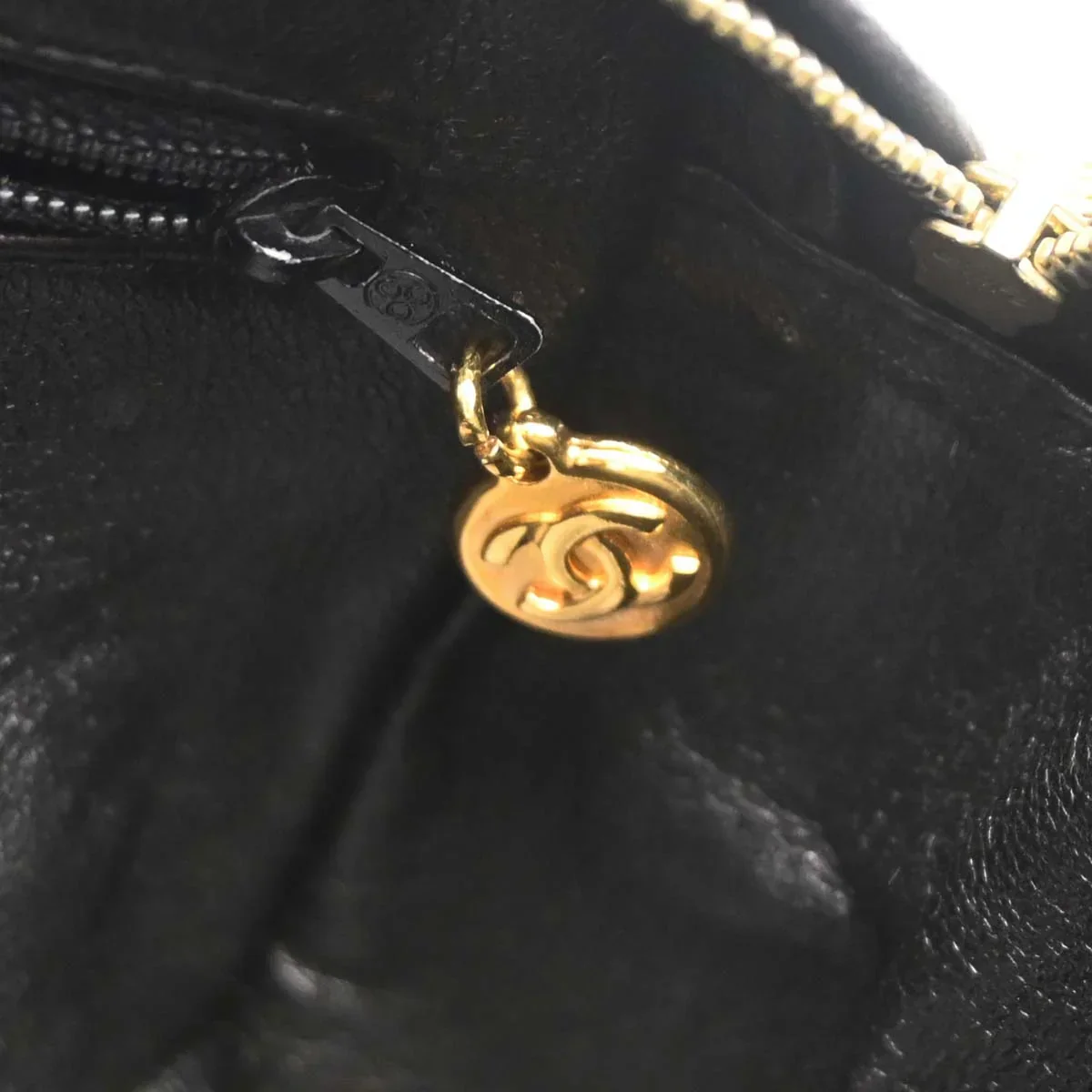 Chanel 1991-1994 Black Satin Camera Bag - Image 7