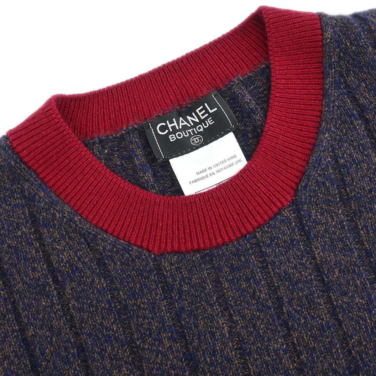 Chanel Set Cardigan Top Navy #36 - Image 4