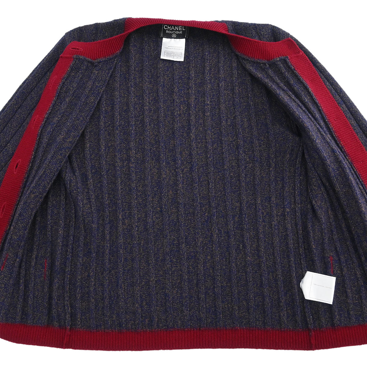 Chanel Set Cardigan Top Navy #36 - Image 9