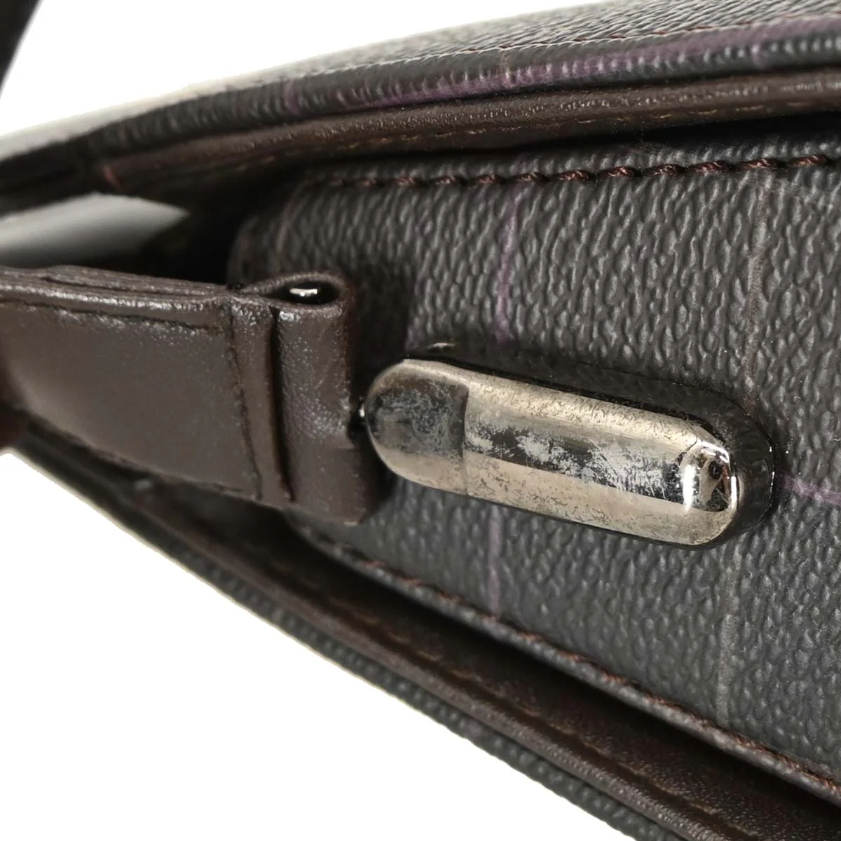 Yves Saint Laurent Black Leather 2way Shoulder Handbag - Image 10