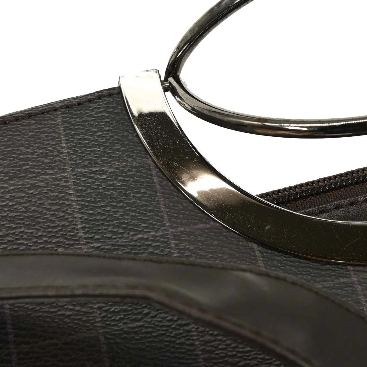 Yves Saint Laurent Black Leather 2way Shoulder Handbag - Image 5