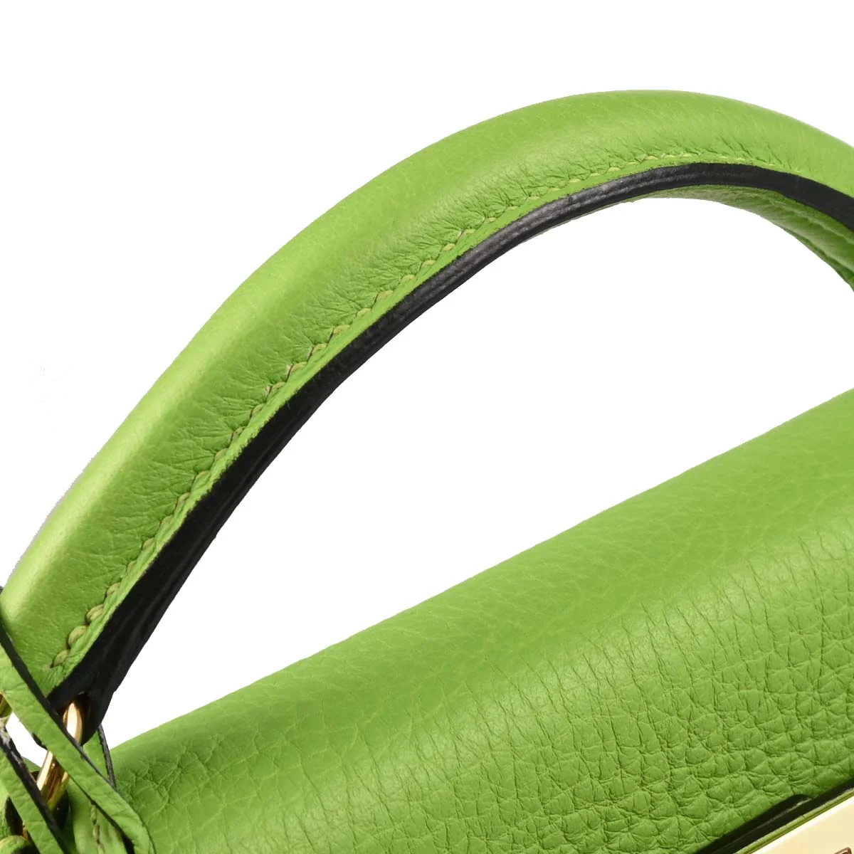 Hermes 2004 Apple Green Taurillon Clemence Kelly A Dos GM Backpack - Image 4