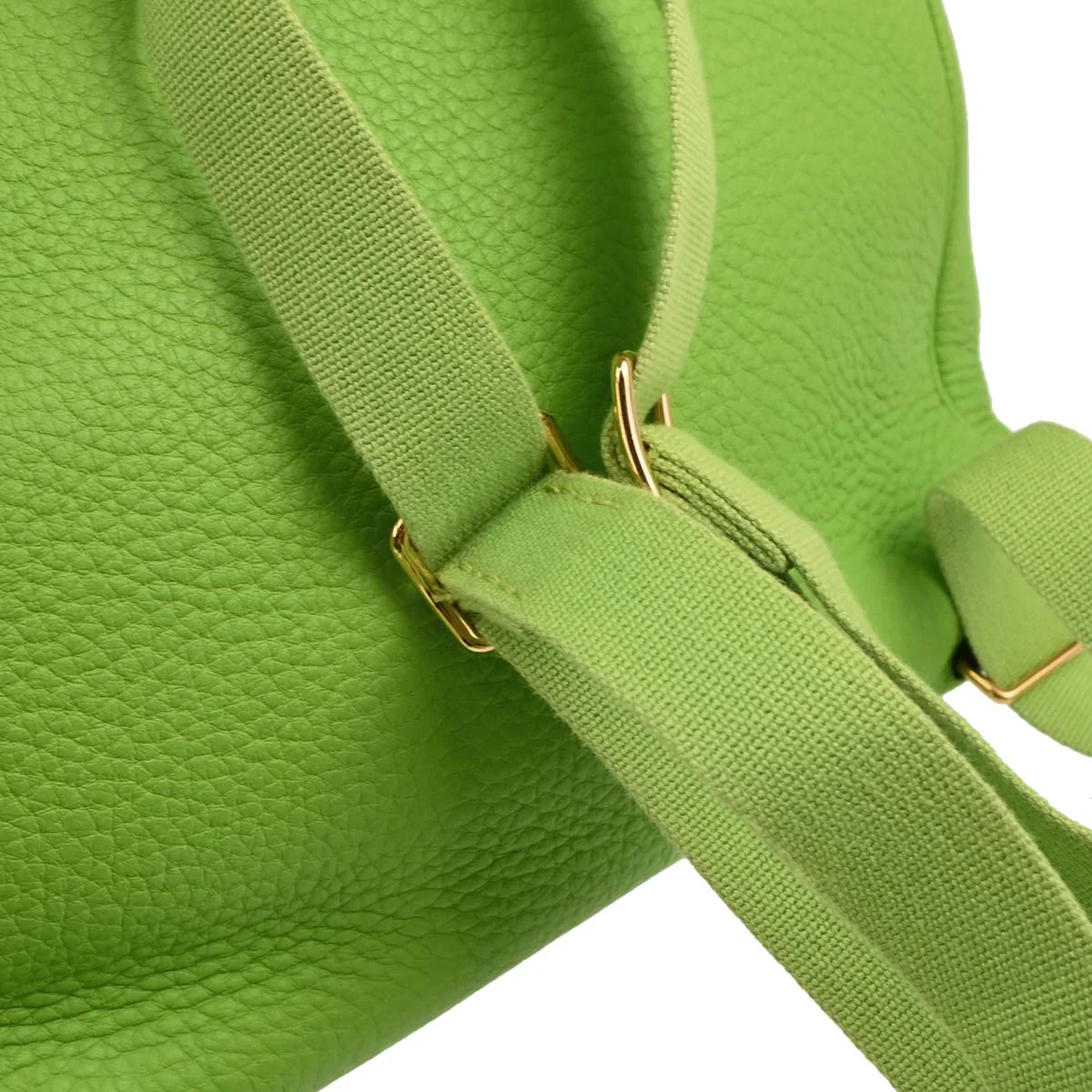 Hermes 2004 Apple Green Taurillon Clemence Kelly A Dos GM Backpack - Image 7