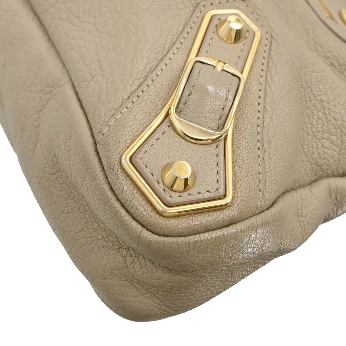Balenciaga Beige Leather The Town 2way Shoulder Handbag - Image 6