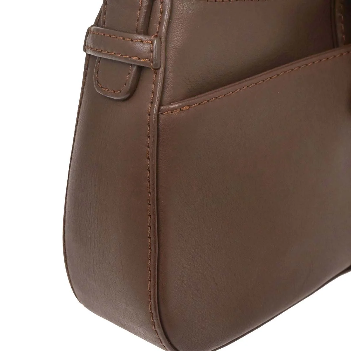 Loewe Brown Leather Handbag - Image 3