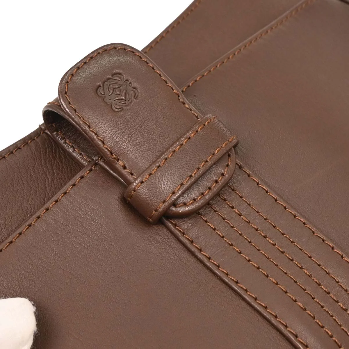 Loewe Brown Leather Handbag - Image 5