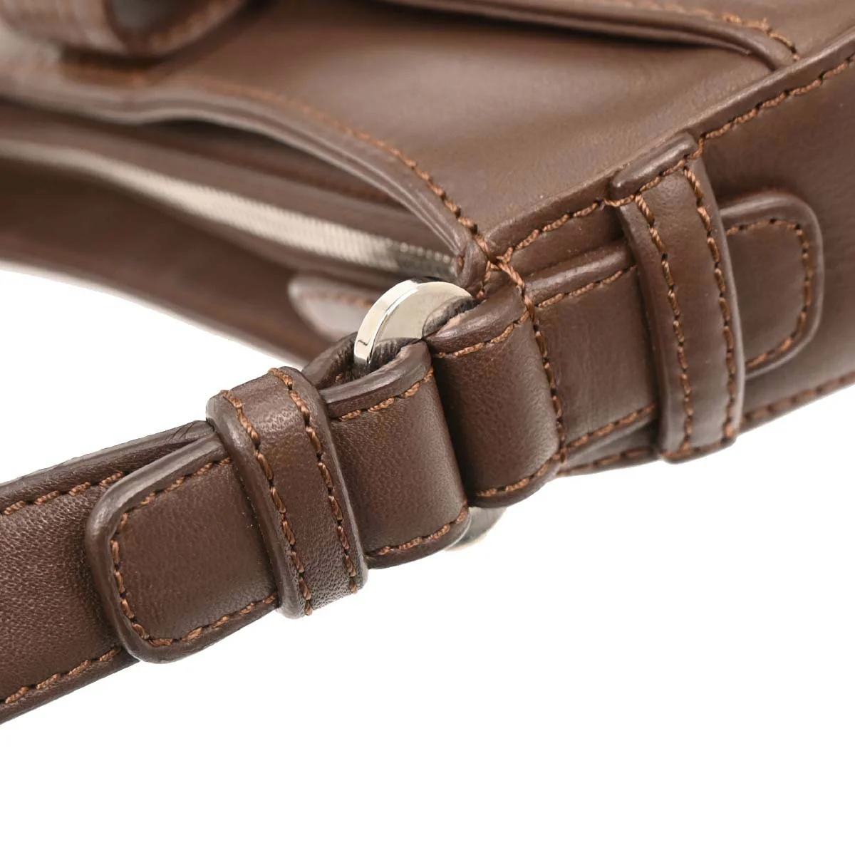 Loewe Brown Leather Handbag - Image 6