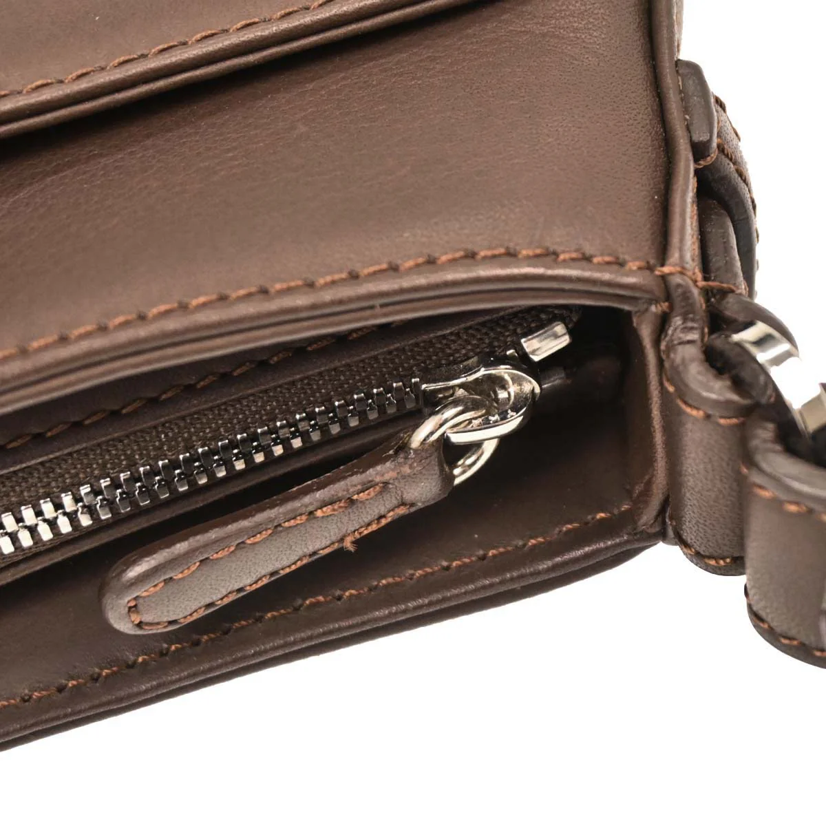Loewe Brown Leather Handbag - Image 7