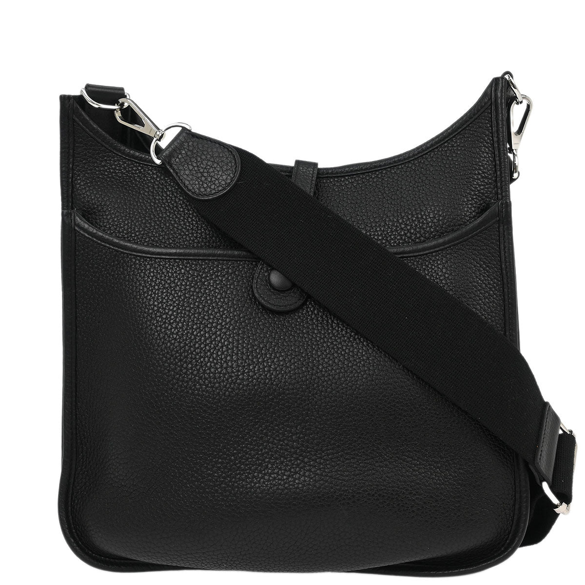 Hermes 2017 Black Taurillon Clemence Evelyne 3 29 PM Shoulder Bag - Image 2